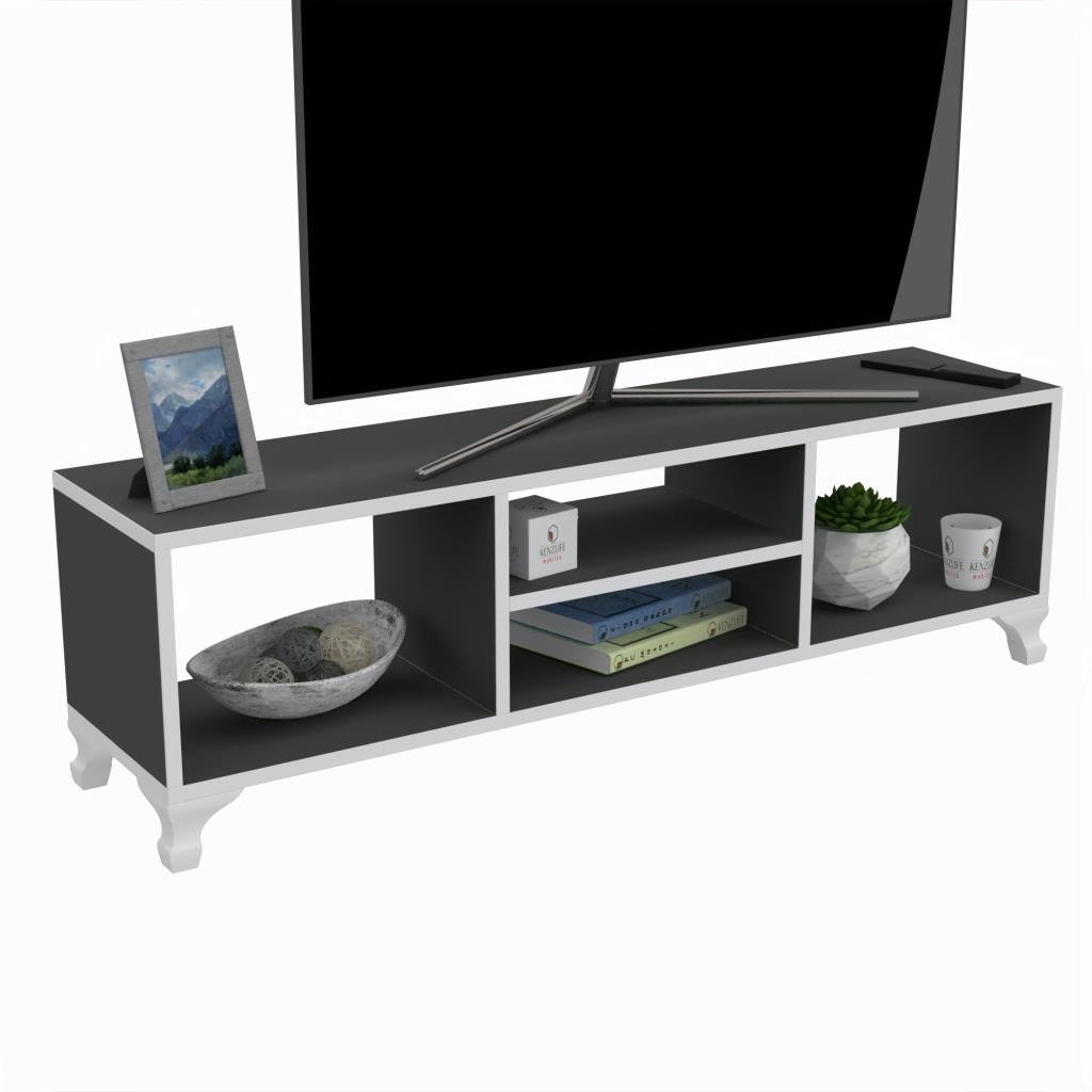 Kenzlife televizyon sehpası tokyo gri 038*120*30 tv ünitesi