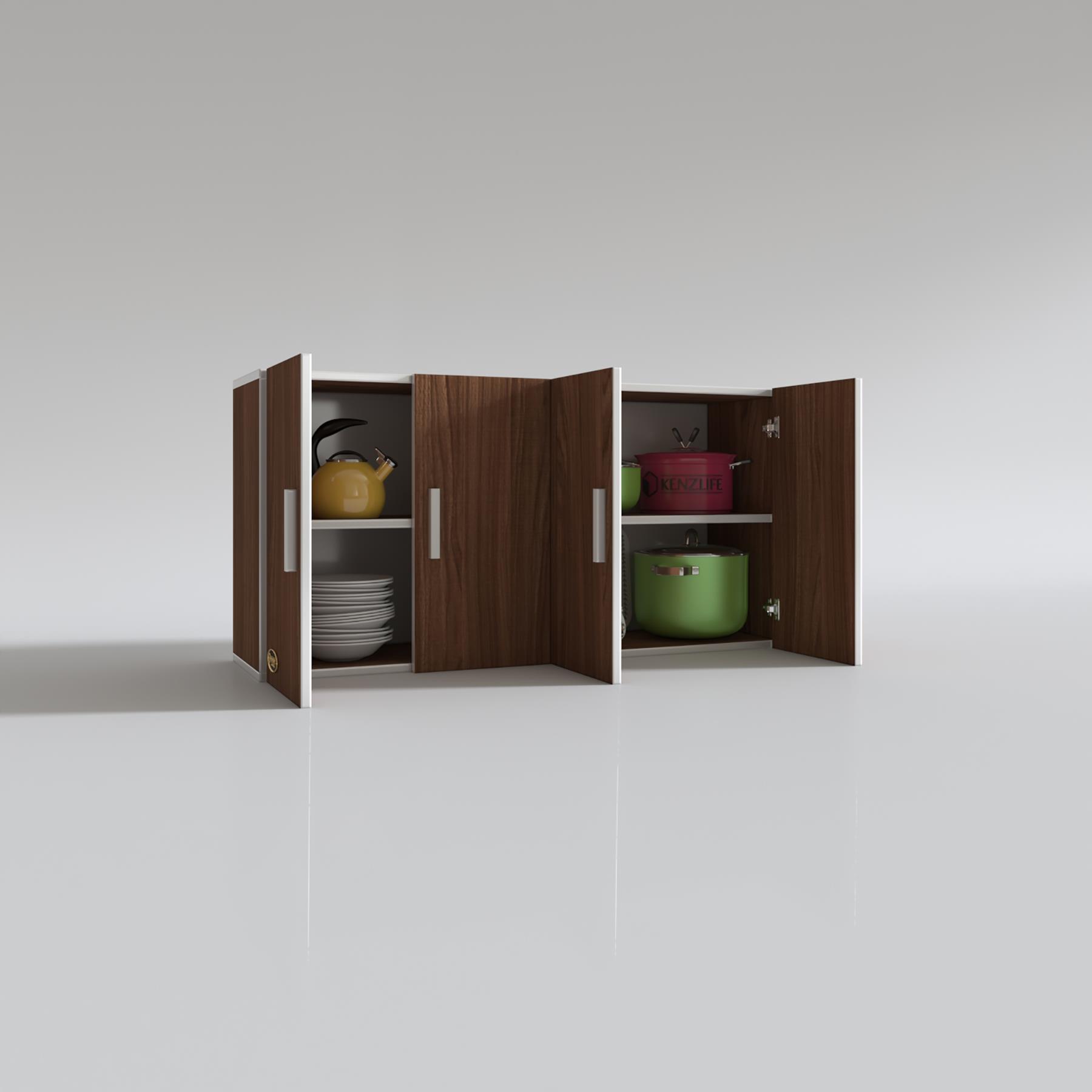 Kenzlife hazır mutfak merta cvz 060*120*32 mutfak banyo dolabı kapaklı raflı