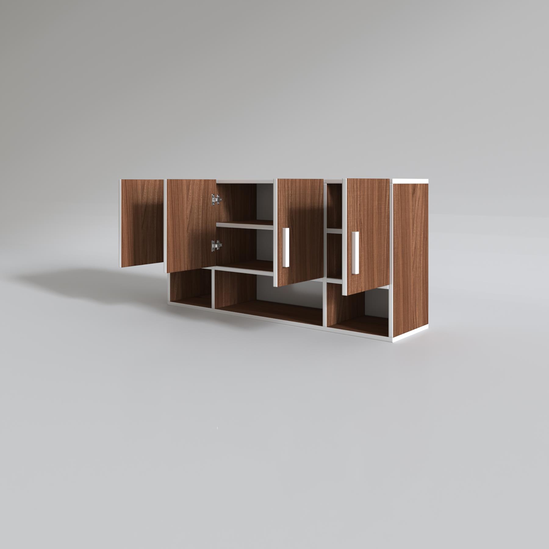 Kenzlife hazır mutfak severus cvz 060*120*32 mutfak banyo dolabı kapaklı raflı
