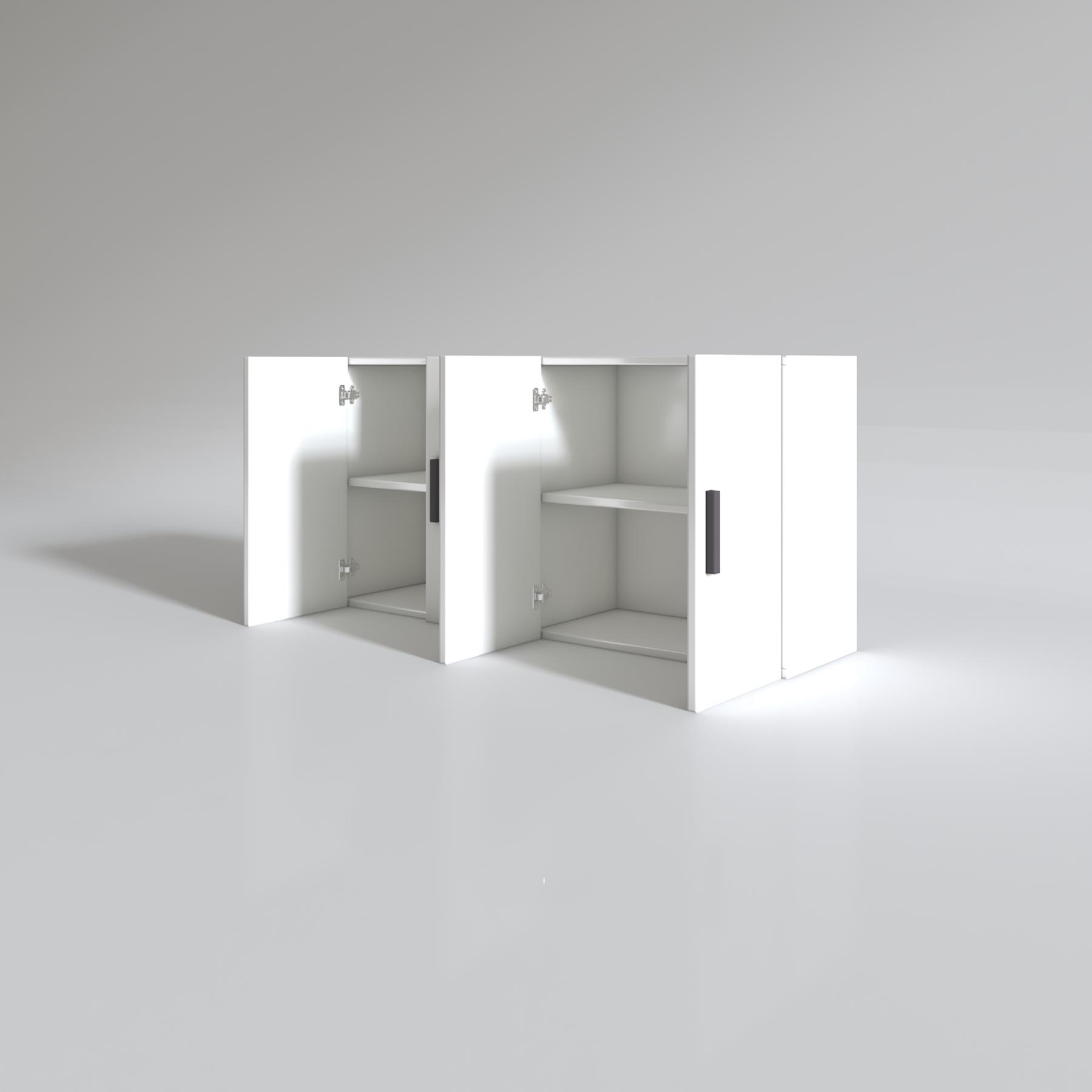 Kenzlife hazır mutfak merta byz 060*120*22 mutfak banyo dolabı kapaklı raflı