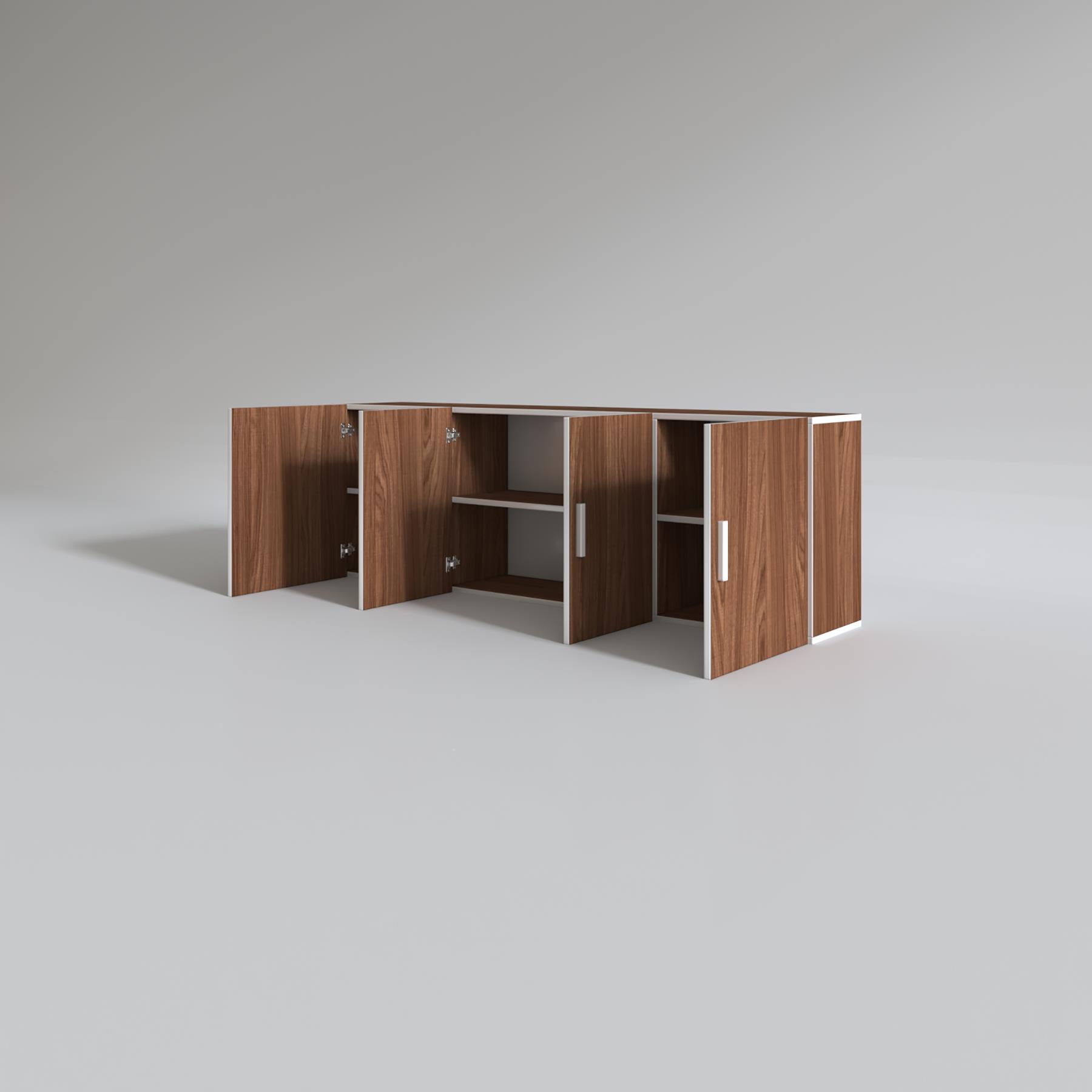 Kenzlife hazır mutfak silvanus cvz 060*180*22 mutfak banyo dolabı kapaklı raflı