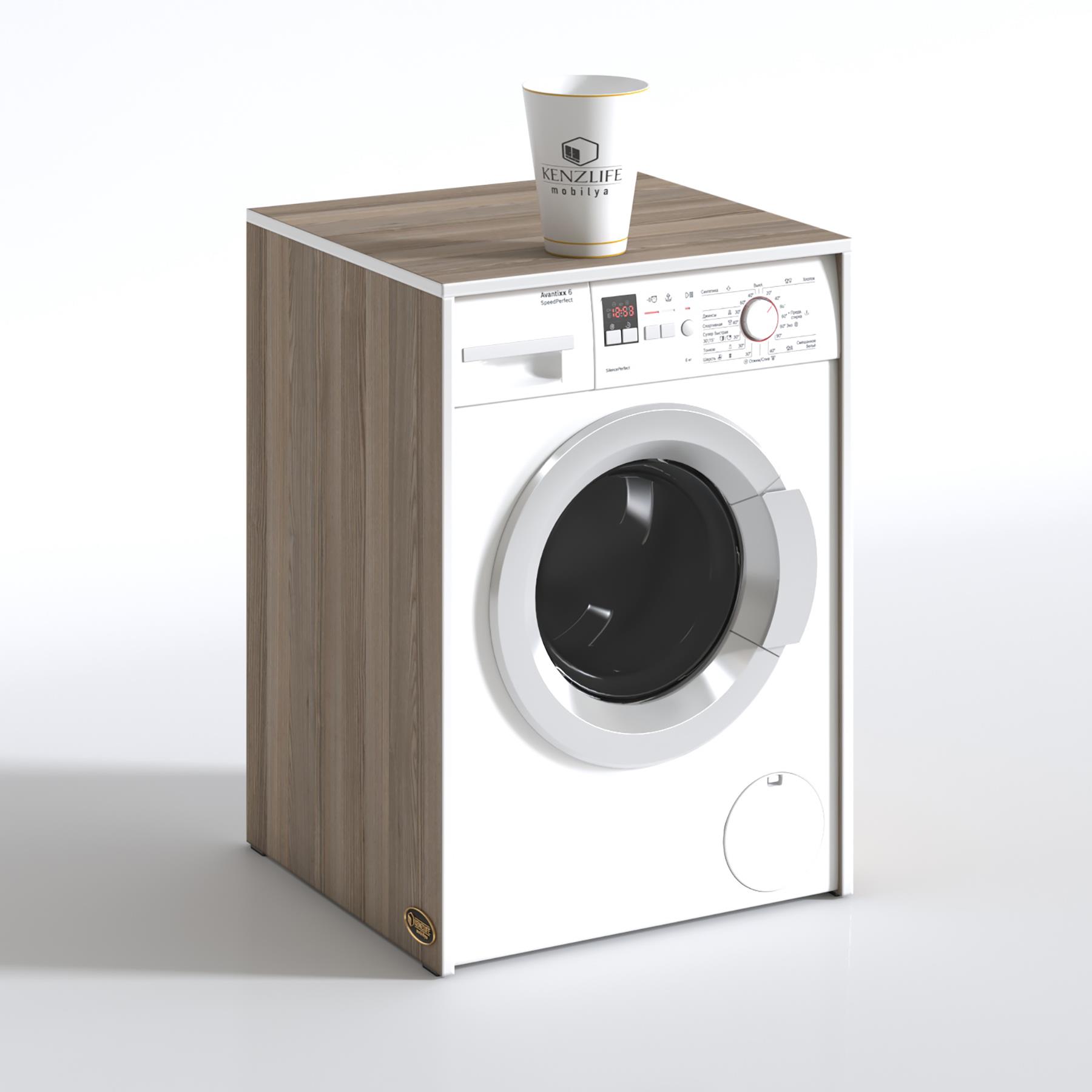 Kenzlife çamaşır makinesi dolabı naum crd 90*70*60 banyo kapaksız arkalıksız