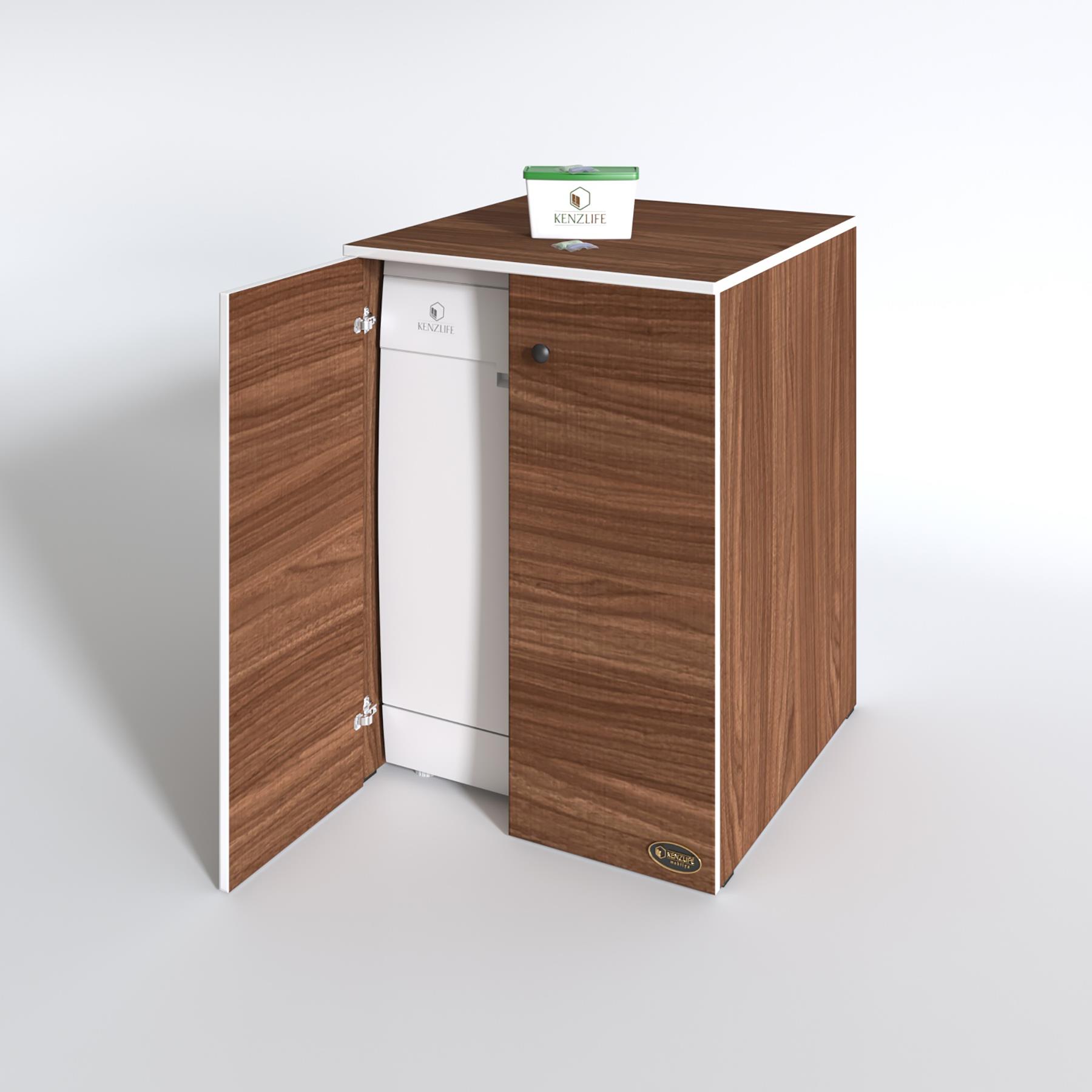 Kenzlife bulaşık&çamaşır&kurutma makinesi dolabı kapaklı nurten cvz 90*70*60 banyo ofis