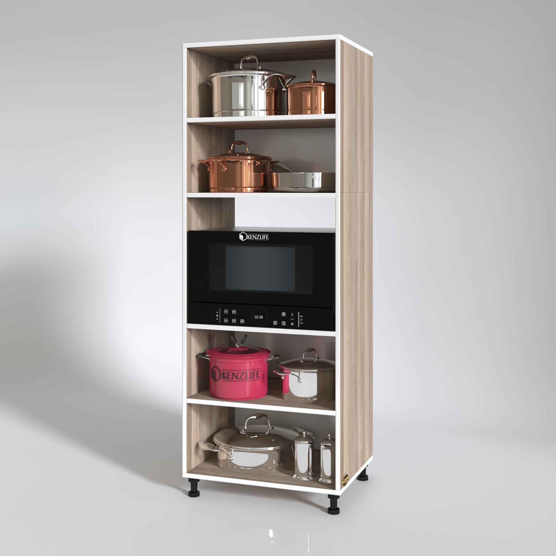 Kenzlife fırın dolabı müzeyyen crd 180*65*50 mutfak XLARGE ayaklı banyo kiler ofis