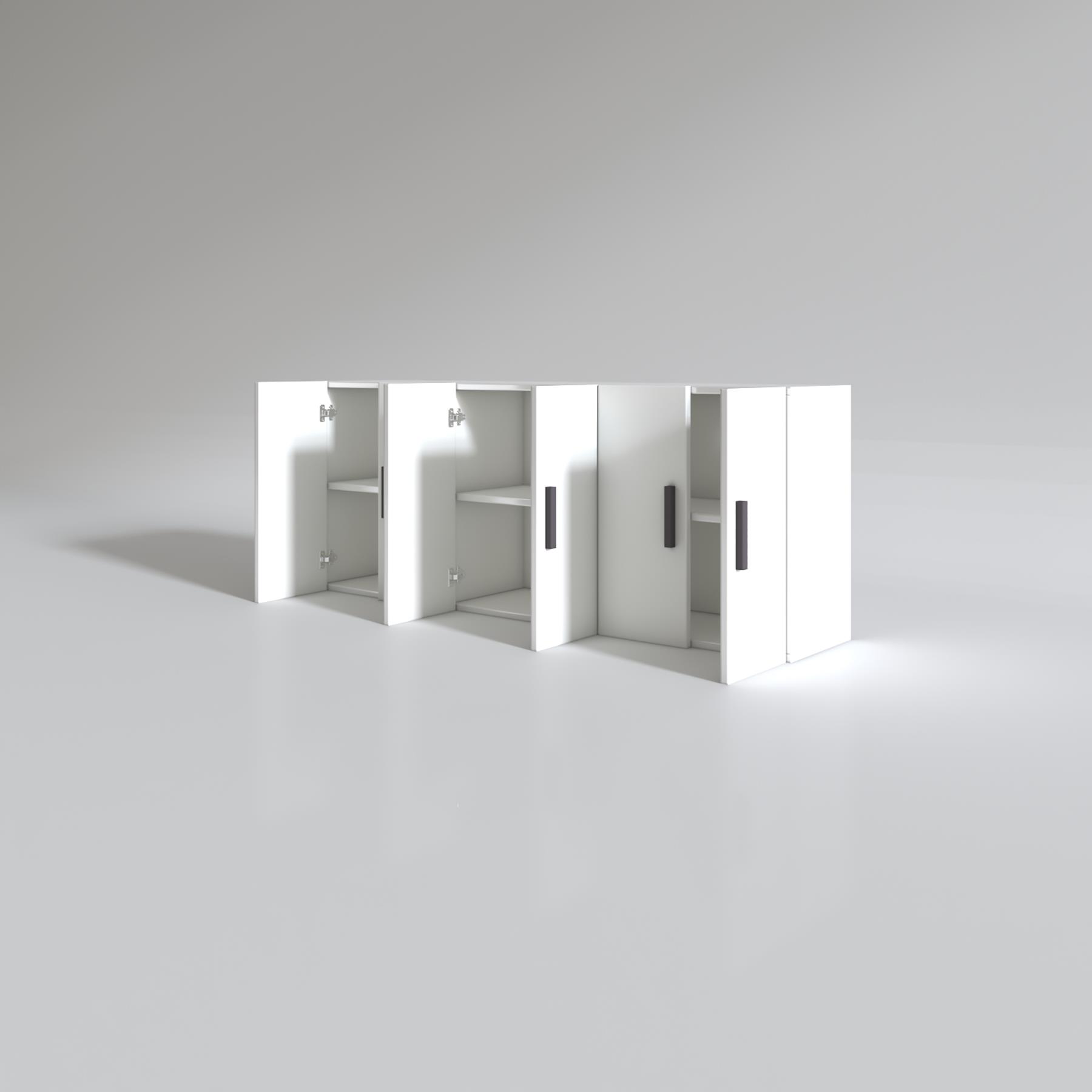 Kenzlife hazır mutfak nonus byz 060*150*32 mutfak banyo dolabı kapaklı raflı