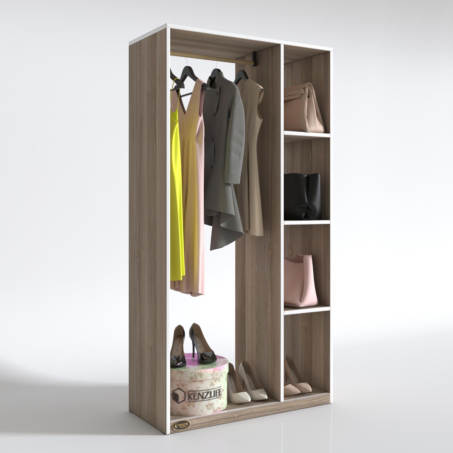 Kenzlife giysi dolabı alpaslan 175*90*40 crd gardırop