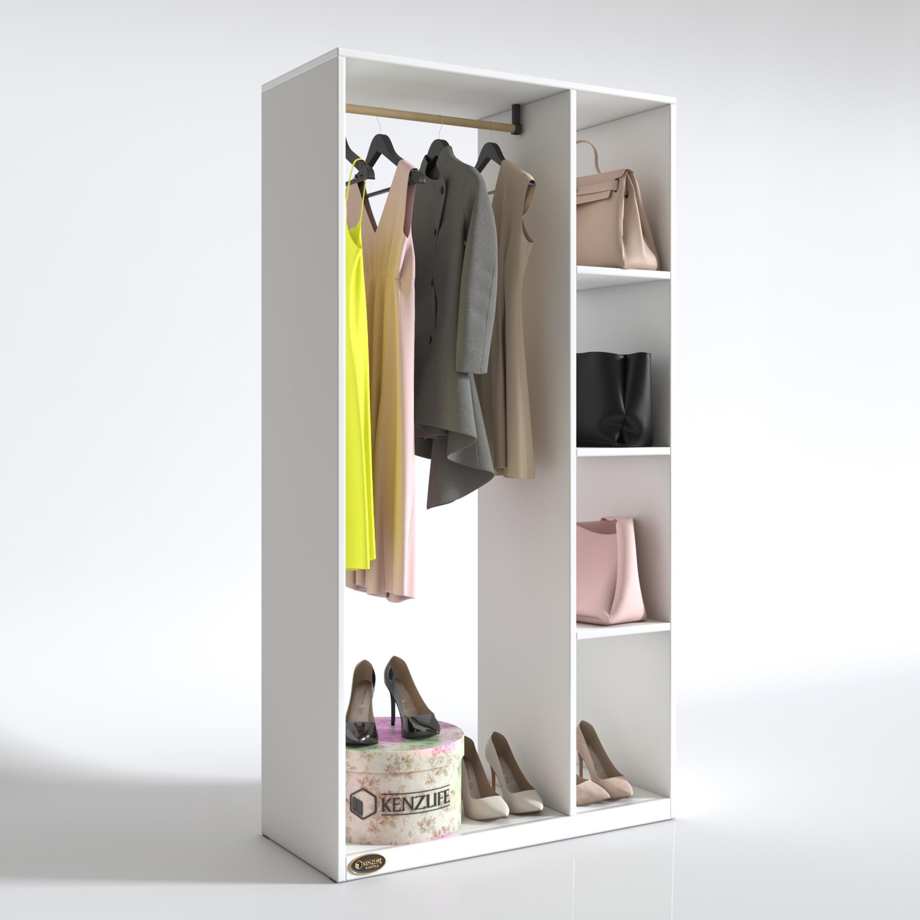 Kenzlife giysi dolabı alpaslan 175*90*40 byz gardırop