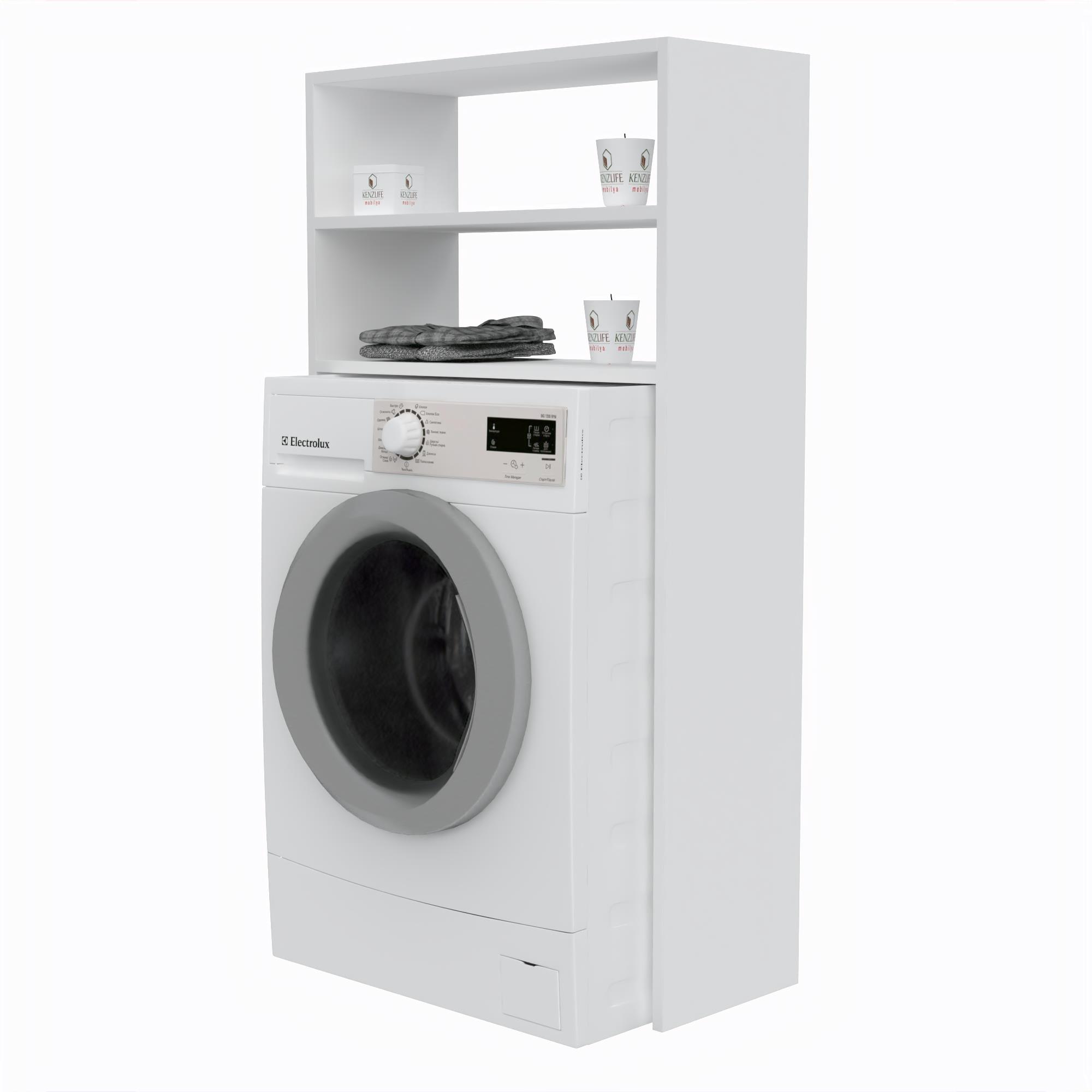 Kenzlife çamaşır makinesi dolabı akulina byz 130*066*20 banyo ofis kapaksız arkalıksız