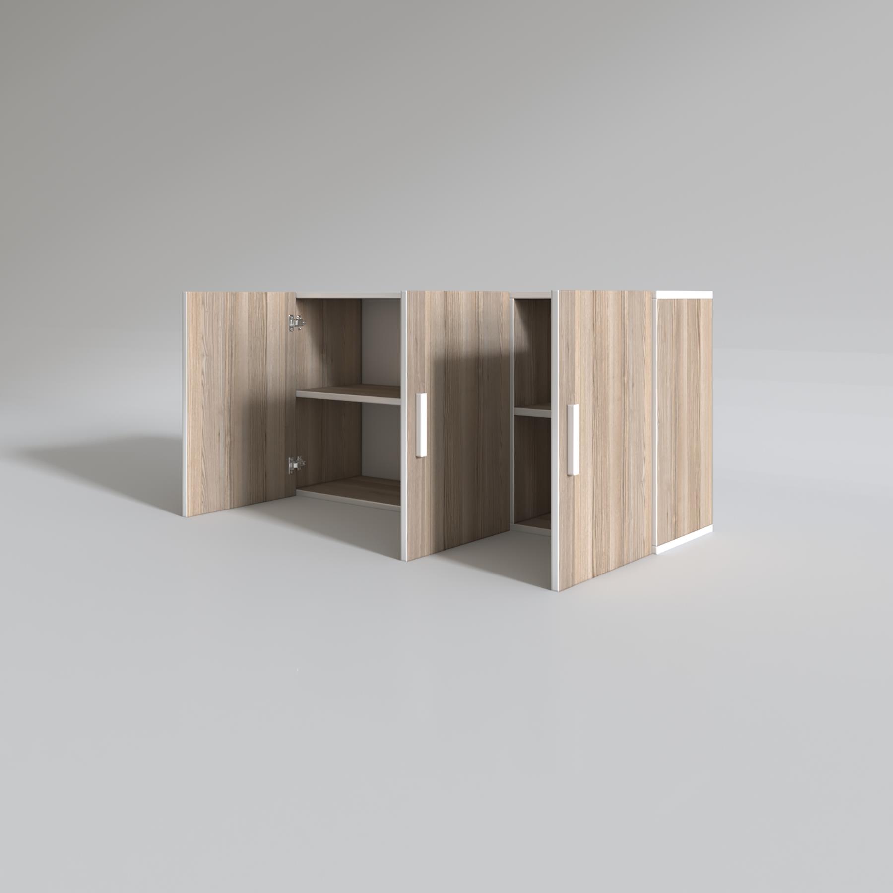 Kenzlife hazır mutfak dirca32 crd 060*120*32 mutfak banyo dolabı kapaklı raflı