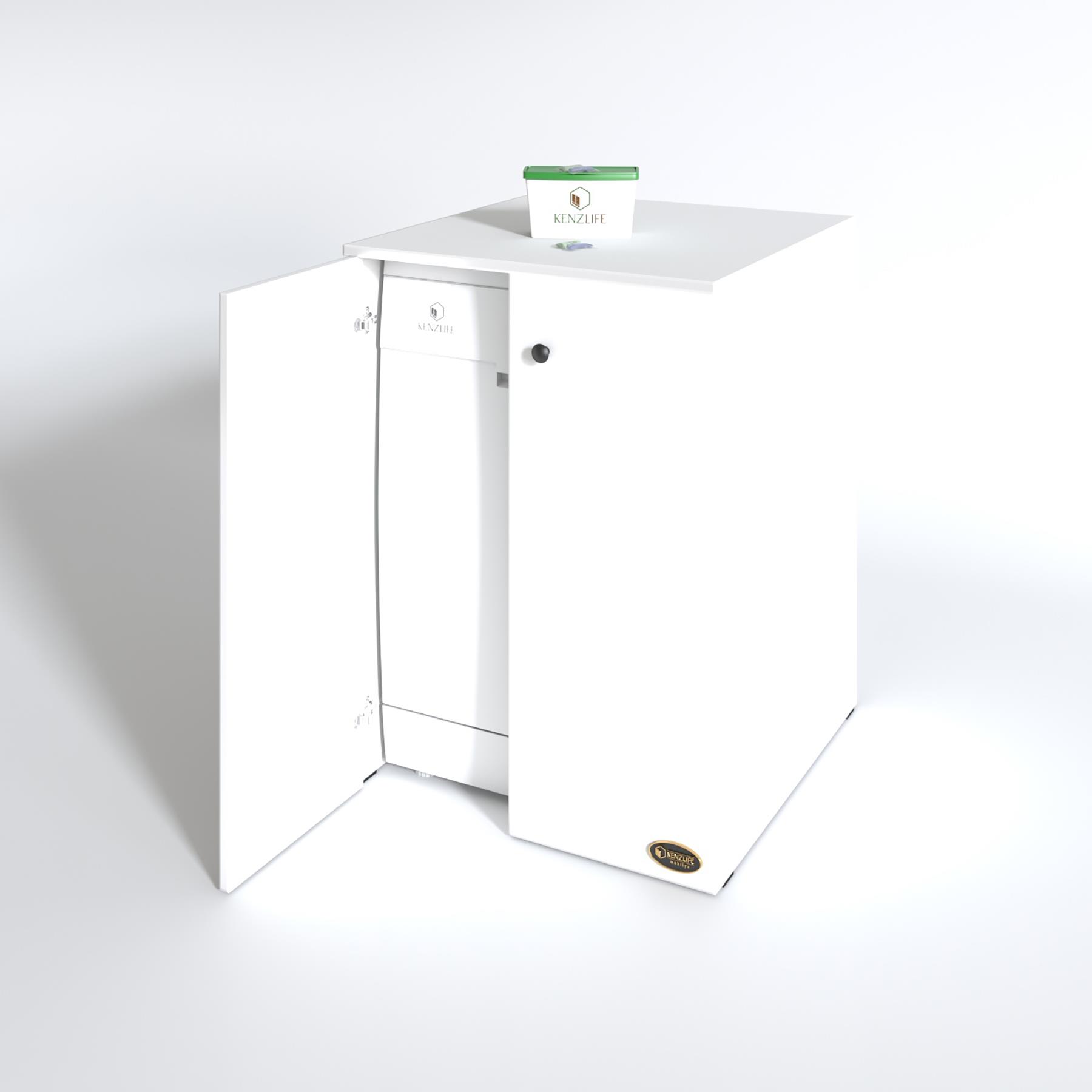 Kenzlife bulaşık&çamaşır&kurutma makinesi dolabı kapaklı nurten byz 90*70*60 banyo ofis